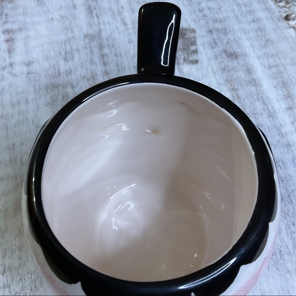 Ceramic Cat Coffee  Mug Pink Black - Picture 5 of 9